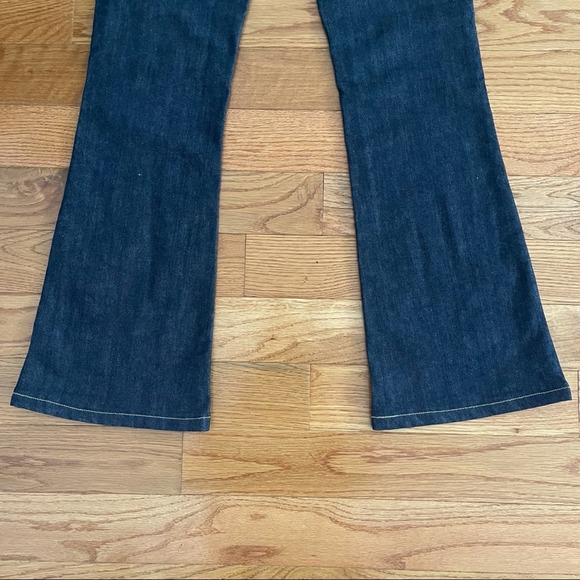 Citizens of Humanity Belly Panel Maternity Flare Bootcut Dark Wash Jeans Sz 27 - Picture 8 of 15